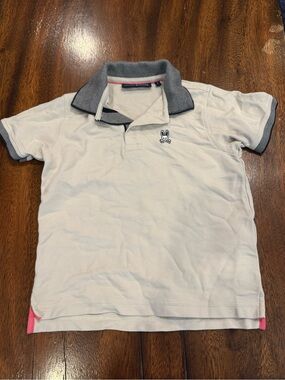 Psycho Bunny Boys Gray Pique Shirt